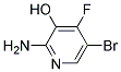 2-AMINO-3-HYDROXY-4-FLUORO-5-BROMOPYRIDINE Struktur