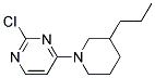 2-chloro-4-(3-propylpiperidin-1-yl)pyrimidine Struktur