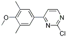 2-Chloro-4-(4-methoxy-3,5-dimethyl-phenyl)-pyrimidine Struktur