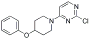 2-chloro-4-(4-phenoxypiperidin-1-yl)pyrimidine Struktur