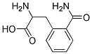 2-amino-3-(2-carbamoylphenyl)propanoic acid Struktur