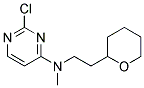 2-chloro-N-methyl-N-[2-(tetrahydro-2H-pyran-2-yl)ethyl]pyrimidin-4-amine Struktur