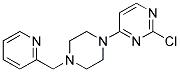 2-chloro-4-[4-(pyridin-2-ylmethyl)piperazin-1-yl]pyrimidine Struktur