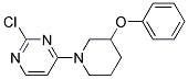 2-chloro-4-(3-phenoxypiperidin-1-yl)pyrimidine Struktur