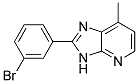 2-(3-bromophenyl)-7-methyl-3H-imidazo[4,5-b]pyridine Struktur