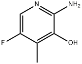 2-AMINO-5-FLUORO-3-HYDROXY-4-PICOLINE Struktur