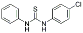 1-(P-CHLOROPHENYL)-3-PHENYL-2-THIOUREA Struktur