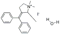 1,1,2-TRIMETHYL-3-(DIPHENYLMETHYLENE)-PYRROLIDINIUMIODIDEHYDRATE Struktur