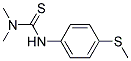 1,1-DIMETHYL-3-(P-(METHYLTHIO)PHENYL)THIOUREA Struktur
