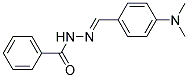 2'-(4-(DIMETHYLAMINO)BENZYLIDENE)BENZOHYDRAZIDE Struktur