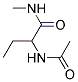 2-ACETAMIDO-N-METHYLBUTYRAMIDE Struktur