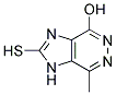 2-MERCAPTO-7-METHYL-1H-IMIDAZO(4,5-D)PYRIDAZIN-4-OL Struktur