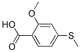 2-METHOXY-4-(METHYLTHIO)BENZOIC ACID Struktur