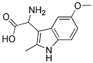 2-AMINO-2-(5-METHOXY-2-METHYL-1H-INDOL-3-YL)ACETIC ACID Struktur