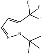 1-TERT-BUTYL-5-(TRIFLUOROMETHYL)-1H-PYRAZOLE Struktur