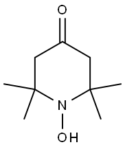 1-HYDROXY-2,2,6,6-TETRAMETHYL-4-OXOPIPERIDINE Struktur