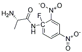 1-FLUORO-2,4-DINITROPHENYL-L-ALANINE AMIDE Struktur