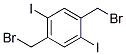 1,4-BIS(BROMMETHYL)-2,5-DIIODOBENZENE Struktur