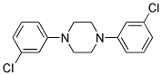 1-(3-CHLOROPHENYL)-4,3-CHLOROPHENYL PIPERAZINE Struktur