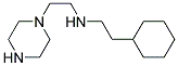 1-((2-(1-CYCLOHEXYL)ETHYLAMINO)ETHYL)PIPERAZINE Struktur