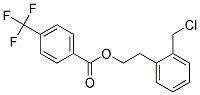 2-(CHLOROMETHYL)PHENETHYL 4-(TRIFLUOROMETHYL)BENZOATE, TECH Struktur