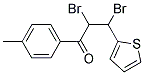 2,3-DIBROMO-1-(4-METHYLPHENYL)-3-(2-THIENYL)PROPAN-1-ONE, TECH Struktur