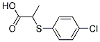 2-(4-CHLORO-PHENYLSULFANYL)-PROPIONIC ACID Struktur