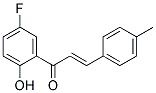 (2E)-1-(5-FLUORO-2-HYDROXYPHENYL)-3-(4-METHYLPHENYL)PROP-2-EN-1-ONE Struktur