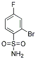 2-BROMO-4-FLUOROBENZENESULFONAMID Struktur