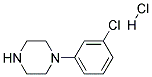 1-(3-CHLOROPHENYL)PIPERAZINE HYDROCHOLORIDE Struktur