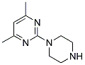 1-(4,6-DIMETHYL-2-PYRIMIDYL)PIPERAZIN Struktur