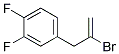 2-BROMO-3-(3',4'-DIFLUOROPHENYL)-1-PROPEN Struktur