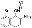 2-AMINO-8-BROMO-1,2,3,4-TETRAHYDRO-NAPHTHALEN-1-OL HYDROCHLORIDE Struktur