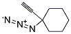 1-ETHYNYL-1-CYCLOHEXANE AZIDE Struktur