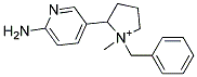 2-(6-AMINO-PYRIDIN-3-YL)-1-BENZYL-1-METHYL-PYRROLIDINIUM Struktur