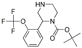 2-(2-TRIFLUOROMETHOXY-PHENYL)-PIPERAZINE-1-CARBOXYLIC ACID TERT-BUTYL ESTER Struktur