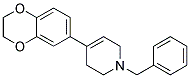 1-BENZYL-4-(2,3-DIHYDRO-BENZO[1,4]DIOXIN-6-YL)-1,2,3,6-TETRAHYDRO-PYRIDINE Struktur