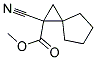 1-CYANO-SPIRO[2,4]HEPTANE-1-CARBOXYLIC ACID METHYL ESTER Struktur