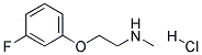 2-(3-FLUOROPHENOXY)-N-METHYL-1-ETHANAMINE HYDROCHLORIDE Struktur