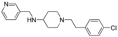 1-[2-(4-CHLOROPHENYL)ETHYL]-N-(PYRIDIN-3-YLMETHYL)PIPERIDIN-4-AMINE Struktur