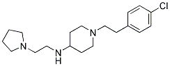 1-[2-(4-CHLOROPHENYL)ETHYL]-N-(2-PYRROLIDIN-1-YLETHYL)PIPERIDIN-4-AMINE Struktur