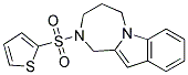 2-(2-THIENYLSULFONYL)-2,3,4,5-TETRAHYDRO-1H-[1,4]DIAZEPINO[1,2-A]INDOLE Struktur