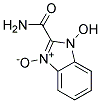 2-AMINOCARBONYL-1-HYDROXYBENZIMIDAZOLE 3-OXIDE Struktur