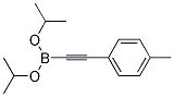 2-(4-METHYLPHENYL)ACETYLENE-1-BORONIC ACID DIISOPROPYL ESTER Struktur