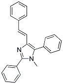 1-METHYL-2,5-DIPHENYL-4-STYRYLIMIDAZOLE Struktur