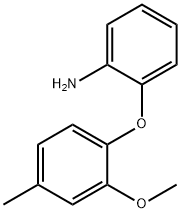 2-(2-METHOXY-4-METHYLPHENOXY)PHENYLAMINE Struktur