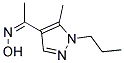 1-(5-METHYL-1-PROPYL-1H-PYRAZOL-4-YL)-ETHANONE OXIME Struktur