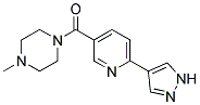 1-METHYL-4-([6-(1H-PYRAZOL-4-YL)PYRIDIN-3-YL]CARBONYL)PIPERAZINE Struktur