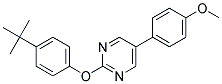 2-(4-TERT-BUTYLPHENOXY)-5-(4-METHOXYPHENYL)PYRIMIDINE Struktur