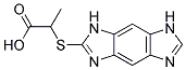 2-(1,7-DIHYDROIMIDAZO[4,5-F]BENZIMIDAZOL-2-YLTHIO)PROPANOIC ACID Struktur